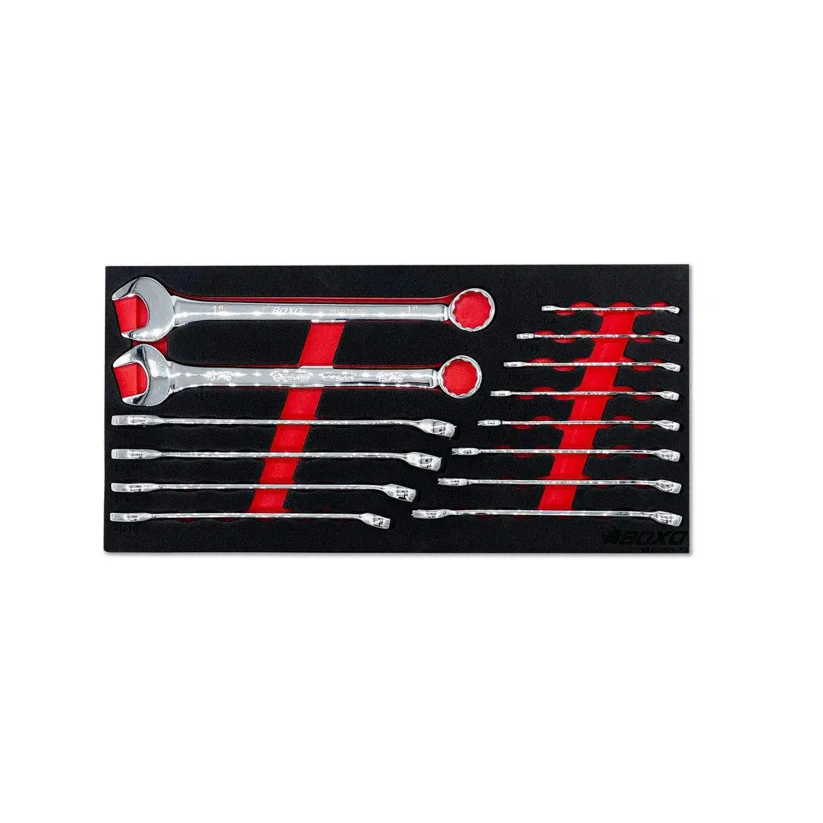 117-Piece SAE 3-Drawer Hand Carry Tool Box - Image 7