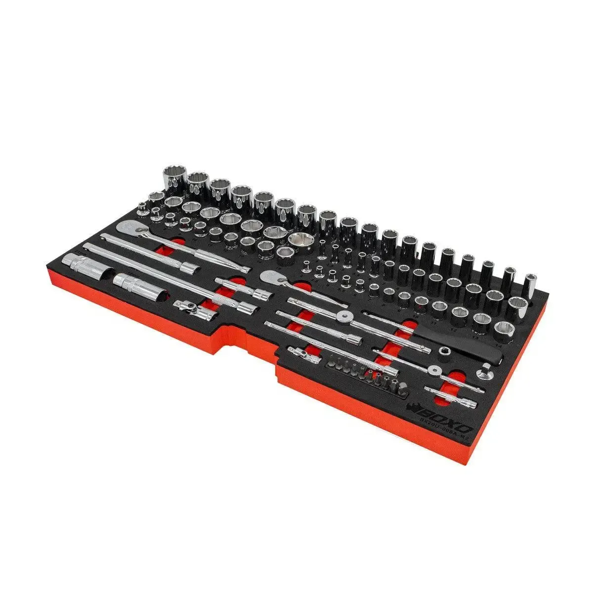 133-Piece Metric 3-Drawer Hand Carry Tool Box - Image 4