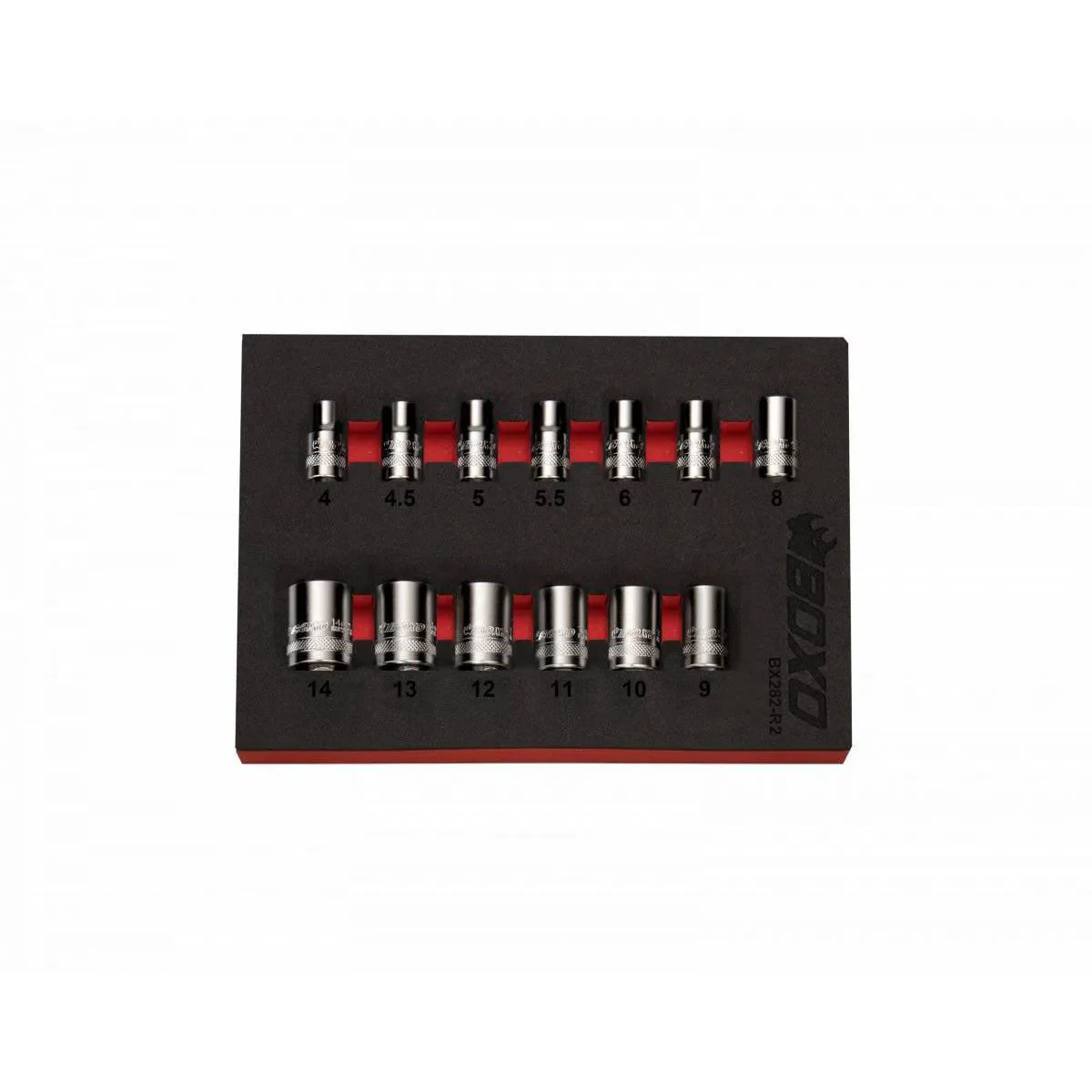 15-Piece 3/8" Drive Metric Standard Length 12-Point Chrome Socket Set | 1/9th EVA Foam