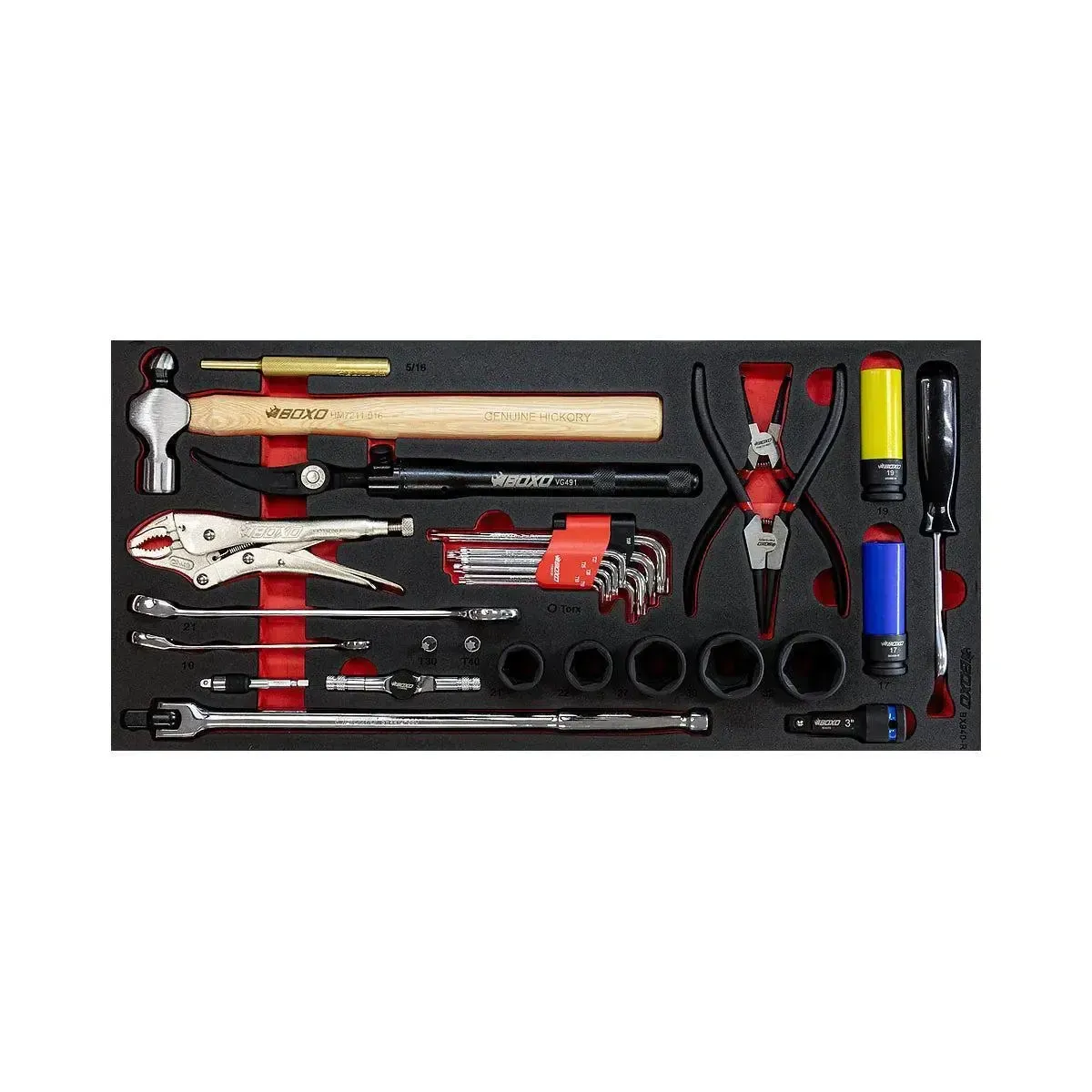 UTV Box | 190-Piece Metric and SAE UTV Tool Set with 5-Drawer Hand Carry Tool Box - Image 14