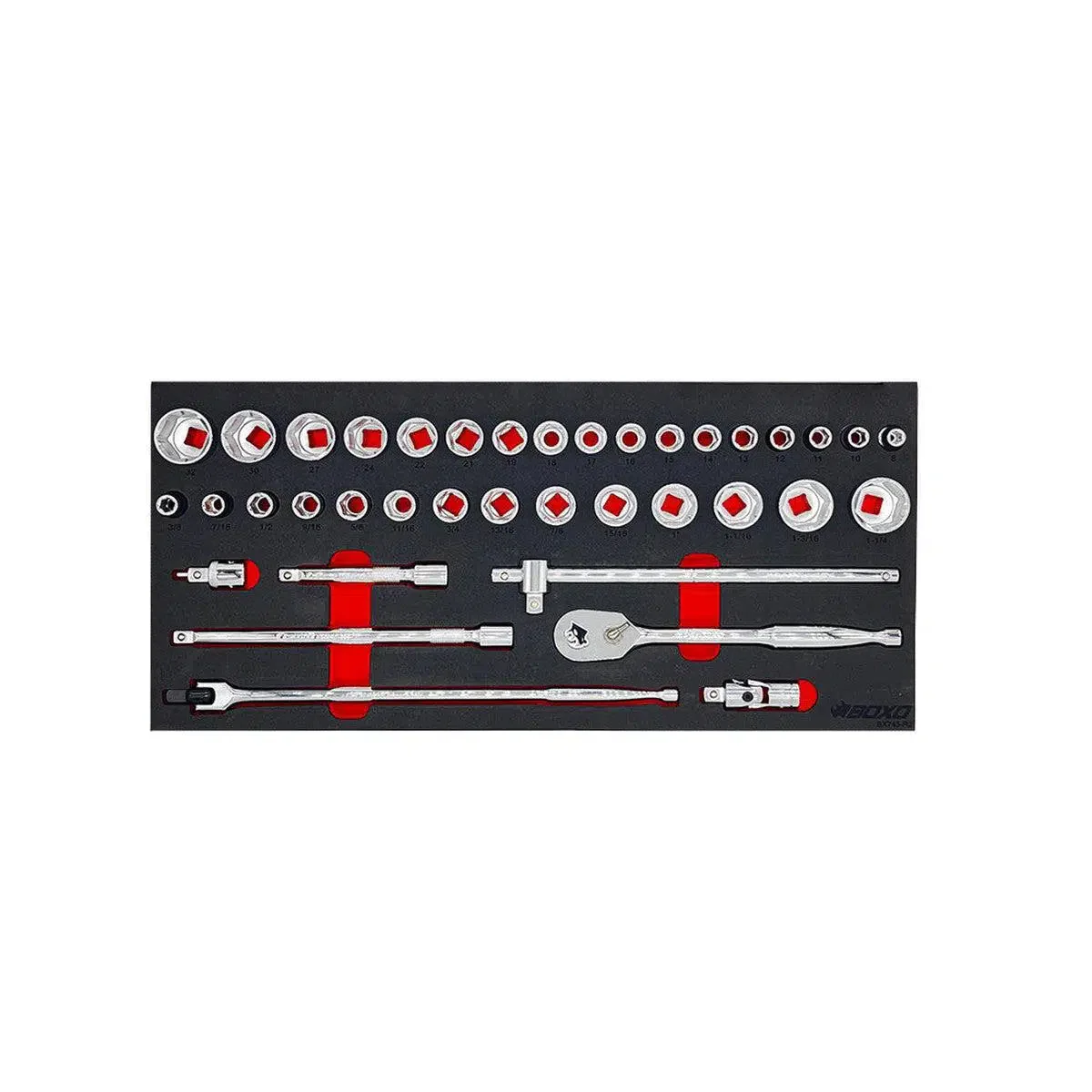 238-Piece Metric and SAE Combo 5-Drawer Hand Carry Tool Box - Image 15