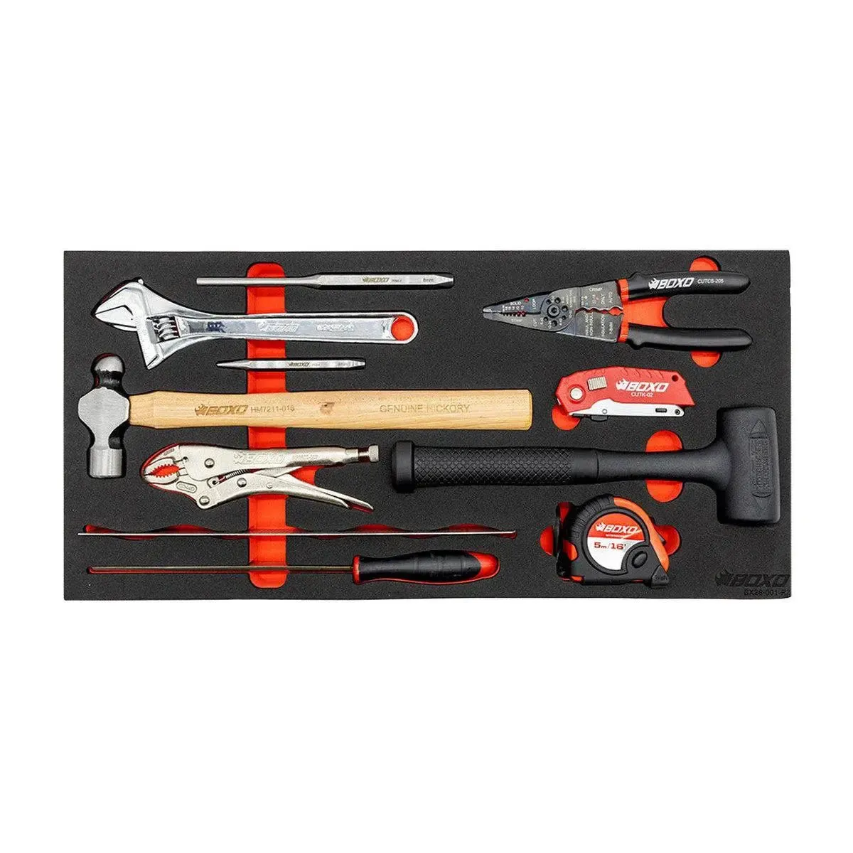 238-Piece Metric and SAE Combo 5-Drawer Hand Carry Tool Box - Image 8