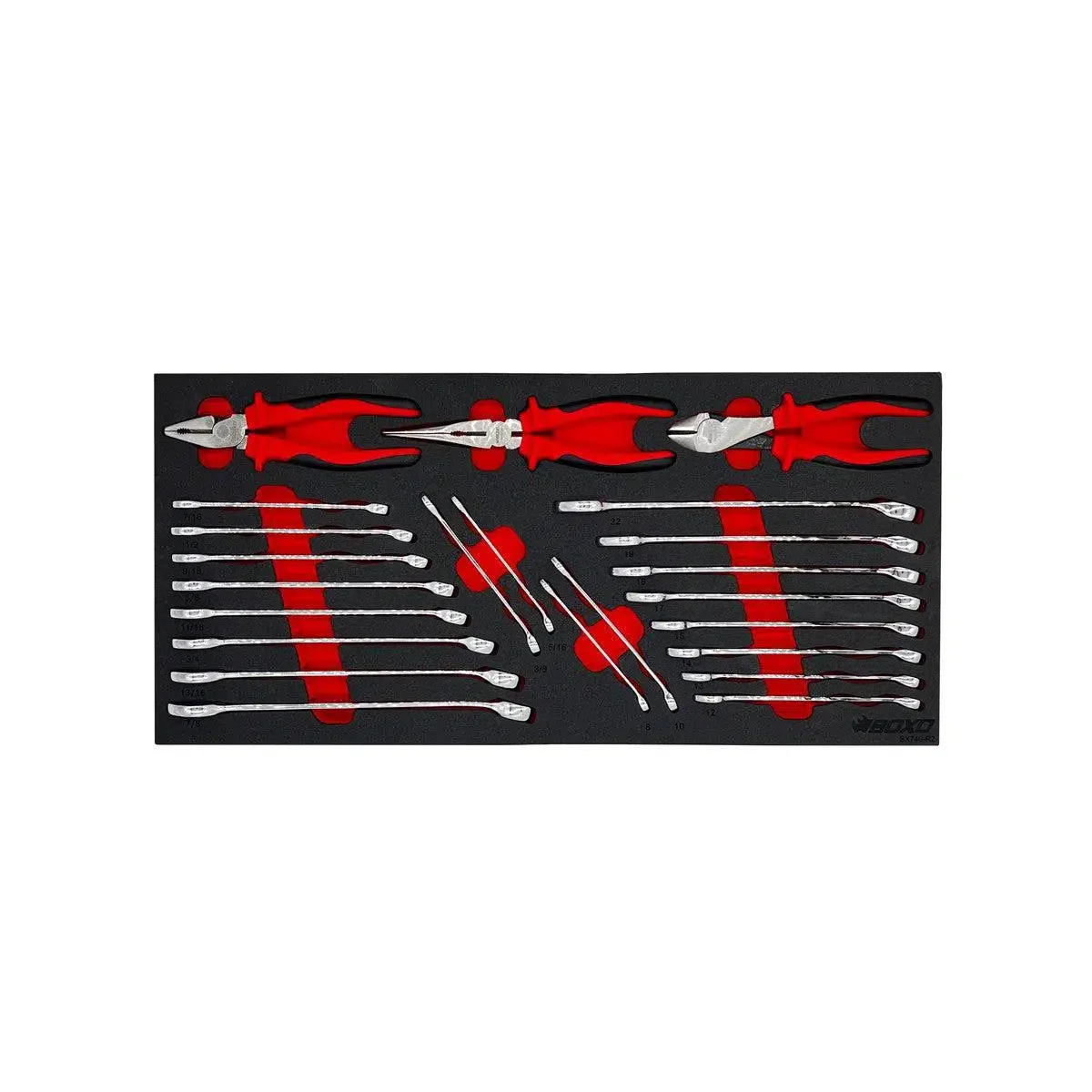 238-Piece Metric and SAE Combo 5-Drawer Hand Carry Tool Box - Image 9