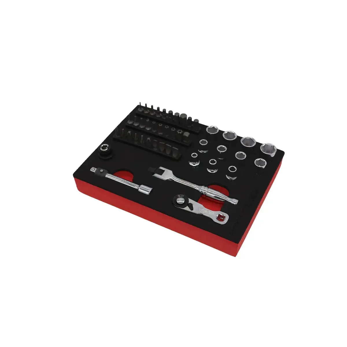 45-Piece Super Stubby Metric Ratchet Set | 1/9 Drawer EVA Foam - Image 5