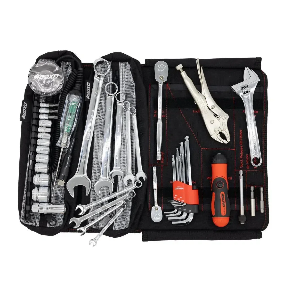 Motorcycle Roll | 48-Piece Motorcycle Tool Kit - Image 5