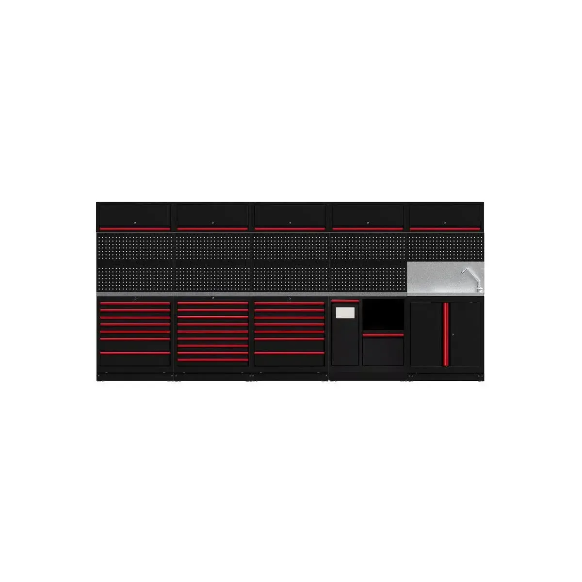 OSM Pro Series | 170" 23-Piece Professional Organized Storage Modules Build Out | 24-Drawers, 6-Cabinets - Image 3