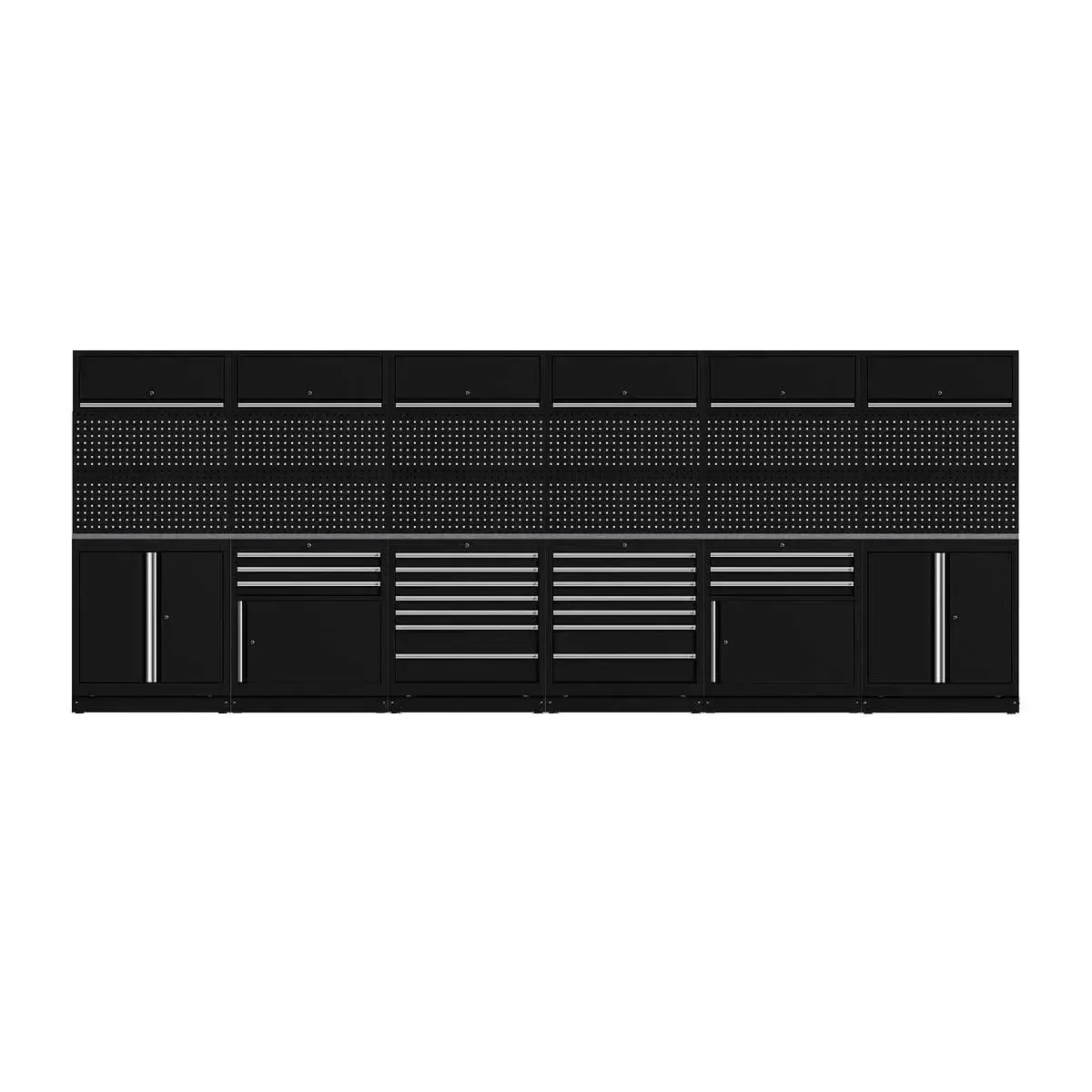 OSM Pro Series | 204" 26-Piece Professional Organized Storage Modules Build Out | 20-Drawers, 6-Cabinets - Image 3