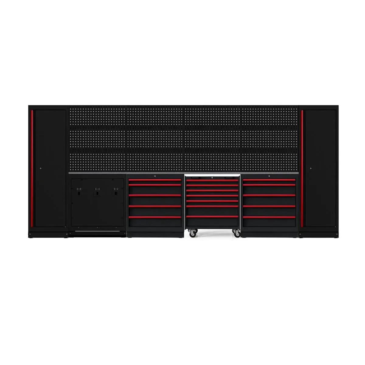 OSM Pro Series | 160" 20-Piece Professional Organized Storage Modules Build Out | 21-Drawers, 6-Cabinets - Image 3