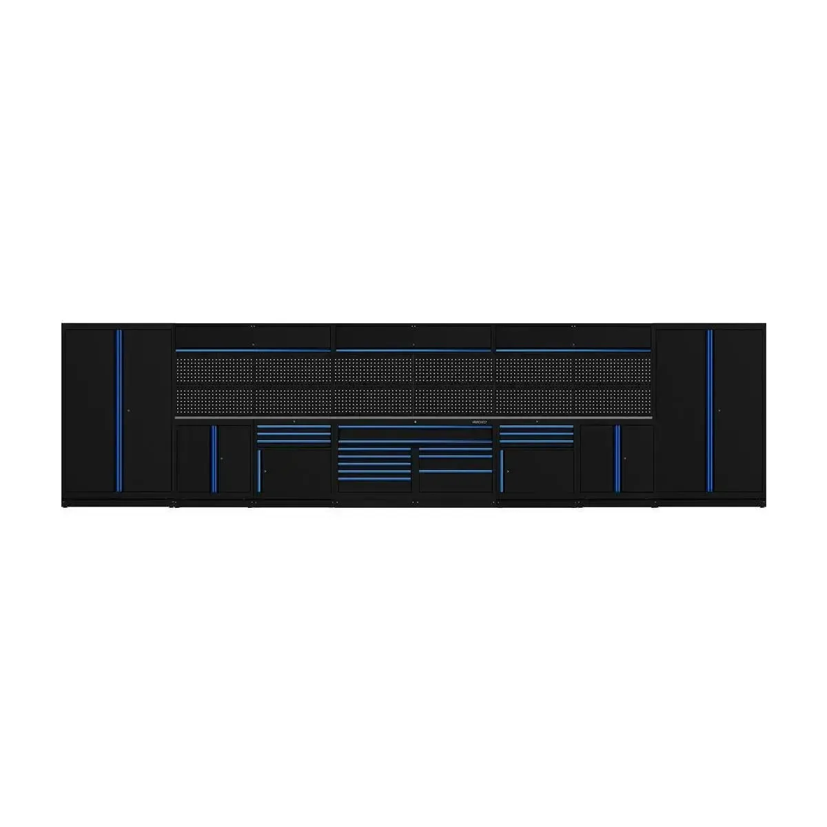 OSM Pro Series | 292" 25-Piece Professional Organized Storage Modules Build Out | -Drawers, -Cabinets - Image 3