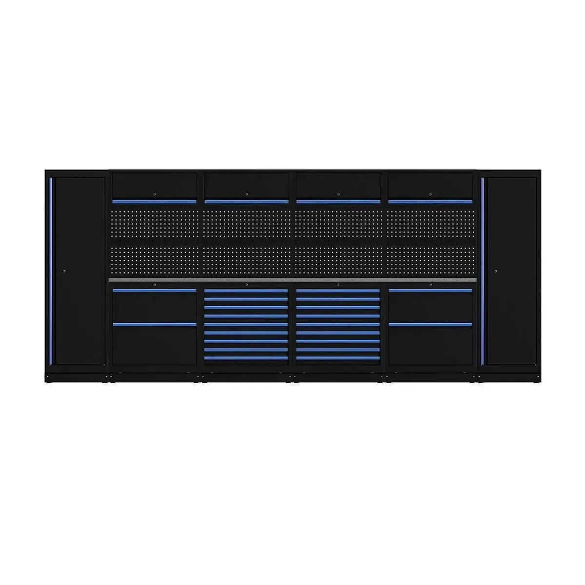 OSM Pro Series | 160" 20-Piece Professional Organized Storage Modules Build Out | 22-Drawers, 6-Cabinets - Image 2