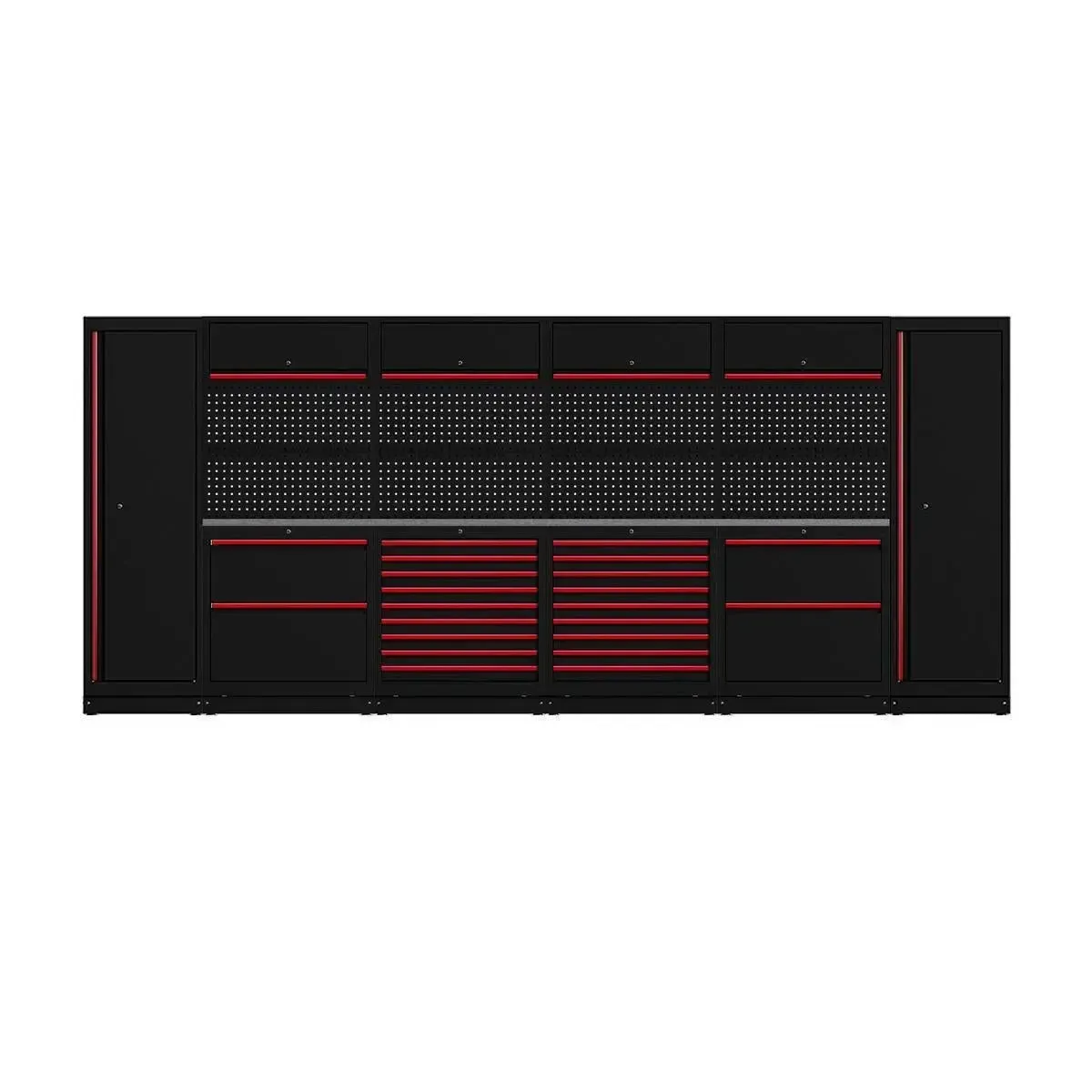 OSM Pro Series | 160" 20-Piece Professional Organized Storage Modules Build Out | 22-Drawers, 6-Cabinets - Image 3