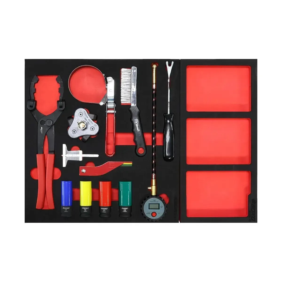 Pro Series | 28" 3-Drawer Flip-Top Service Cart with 160-Piece Quick Service Master Tool Set - Image 5