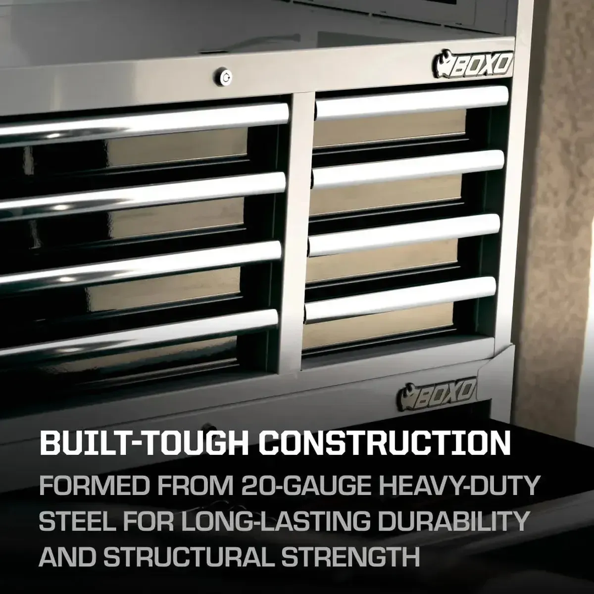 Tech Series | 41" 19-Drawer Rolling Tool Box | Black - Image 6