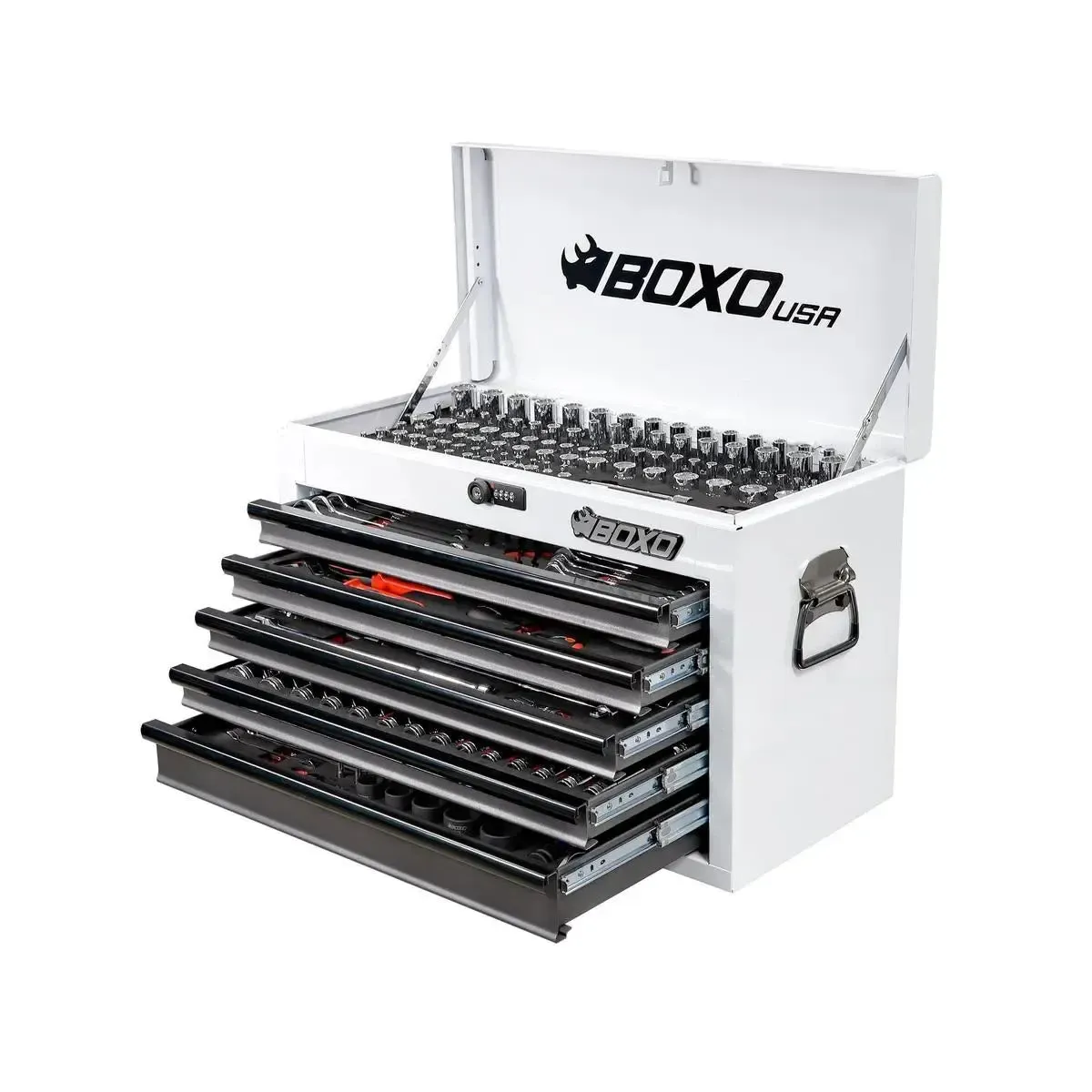 UTV Box Pro | 258-Piece Metric and SAE UTV Tool Set with 5-Drawer Hand Carry Tool Box - Image 3