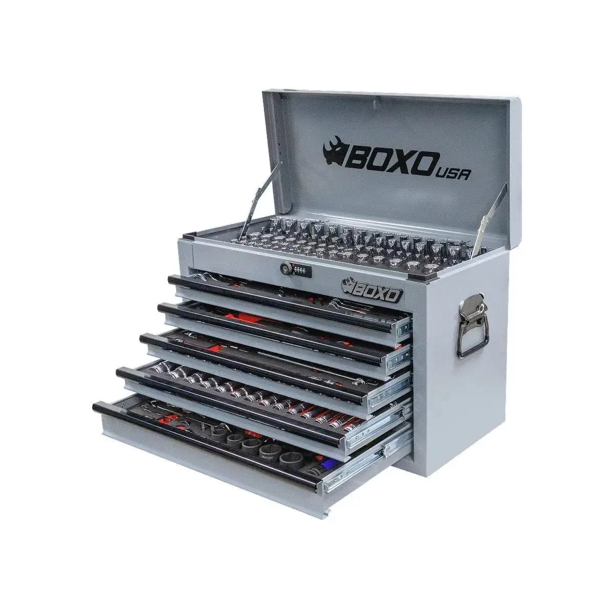 UTV Box Pro | 258-Piece Metric and SAE UTV Tool Set with 5-Drawer Hand Carry Tool Box - Image 5